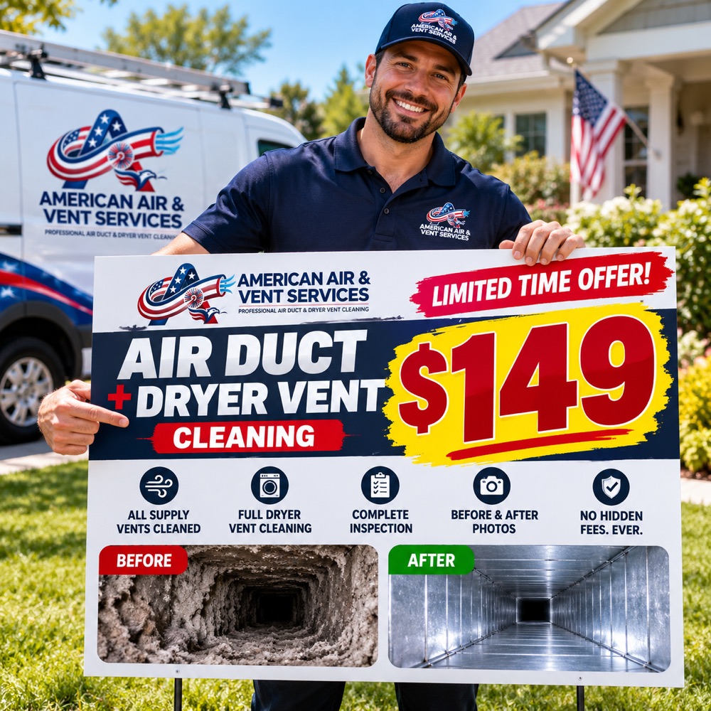 American Air & Vent Services $149 offer